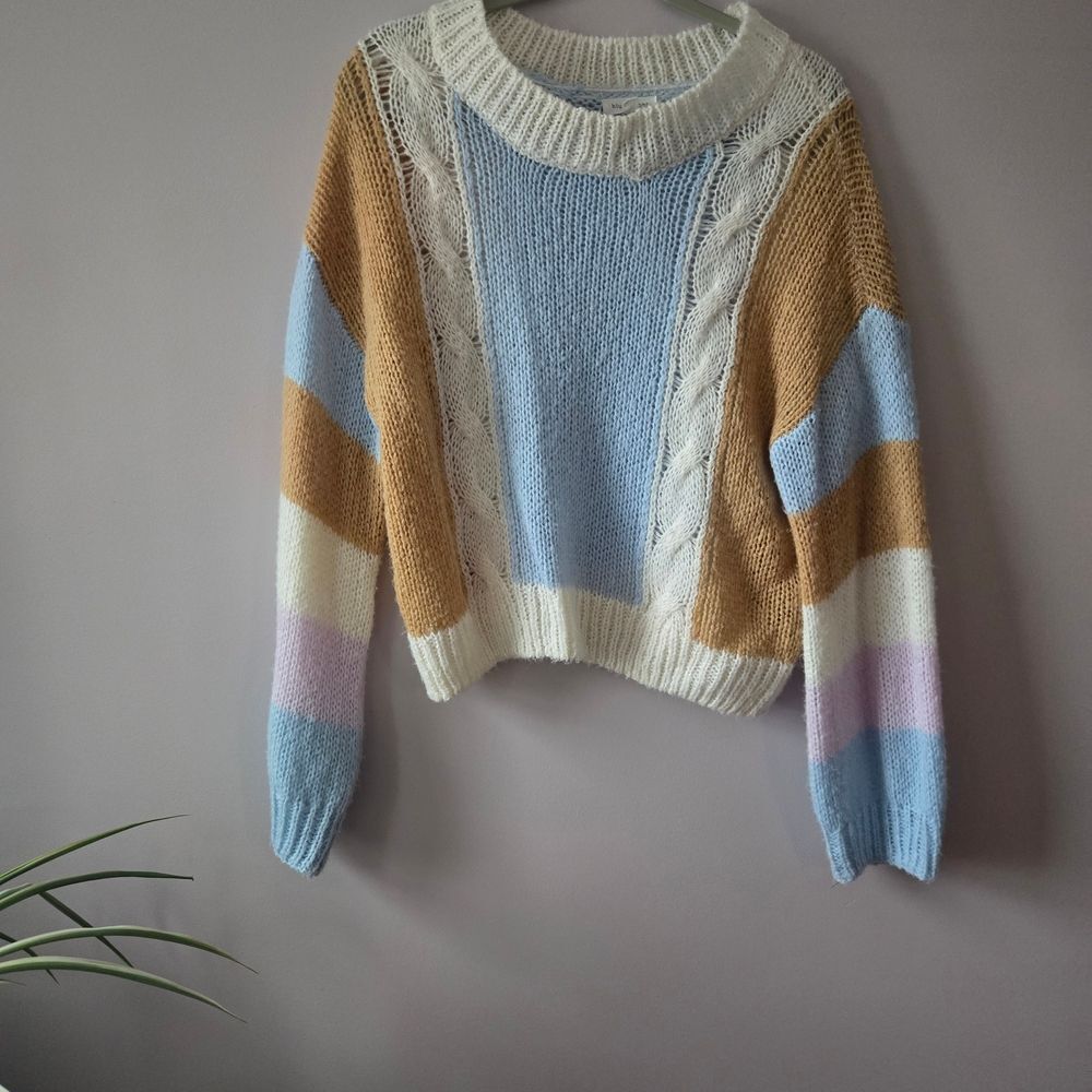 Blu Pepper Multicolor Striped Sweater